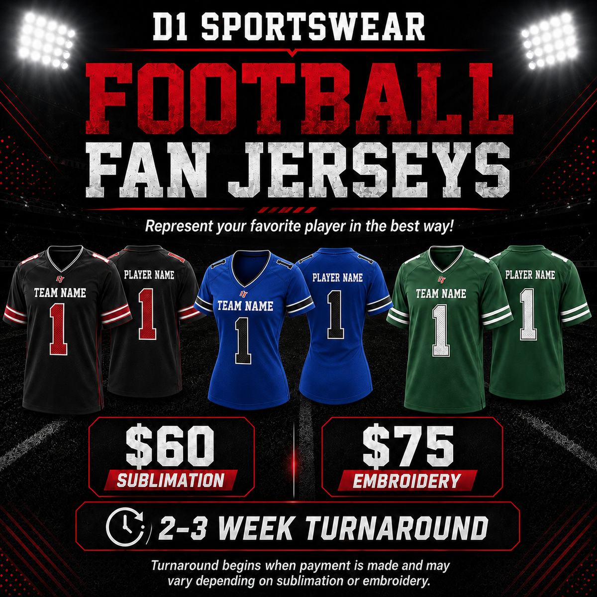 Football Fan Jerseys