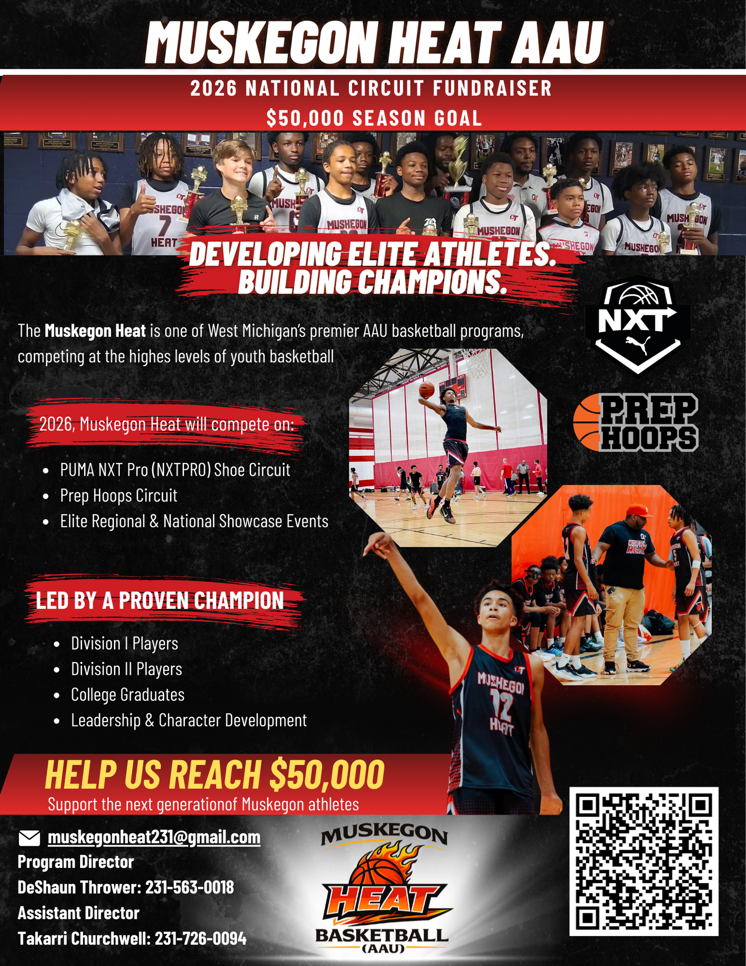 Muskegon Heat AAU 2026 Season Sponsorship & Support