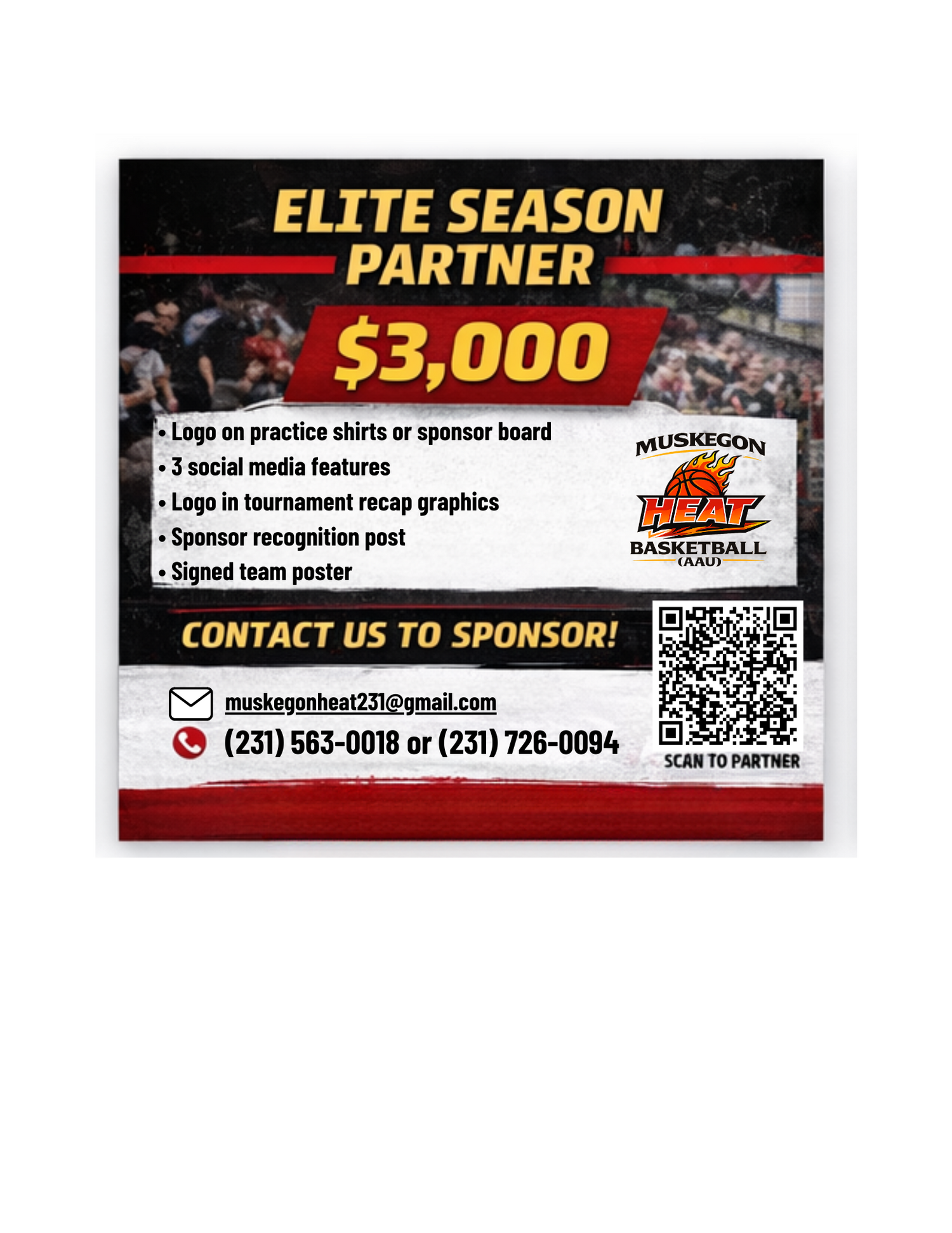 Muskegon Heat AAU 2026 Season Sponsorship & Support