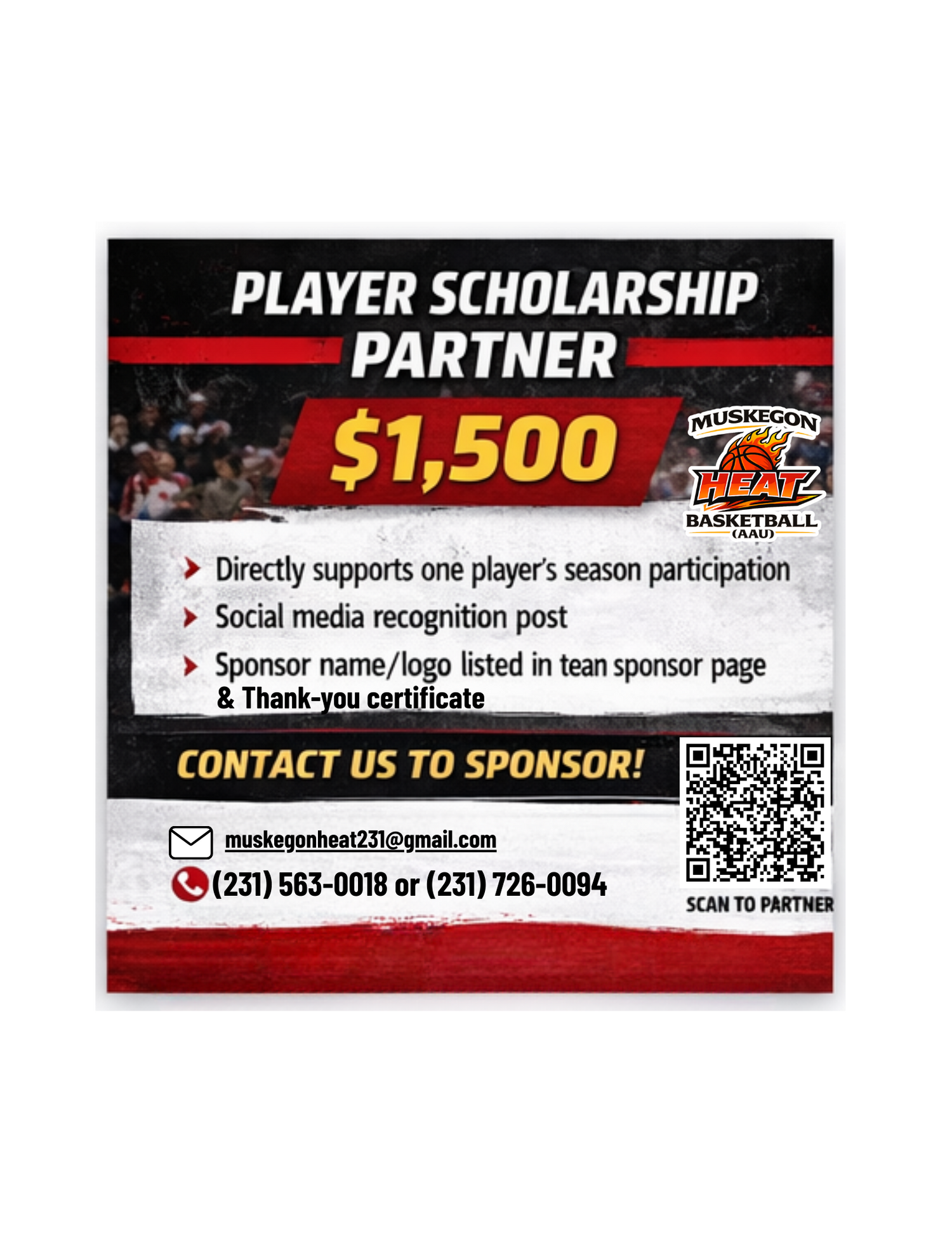 Muskegon Heat AAU 2026 Season Sponsorship & Support
